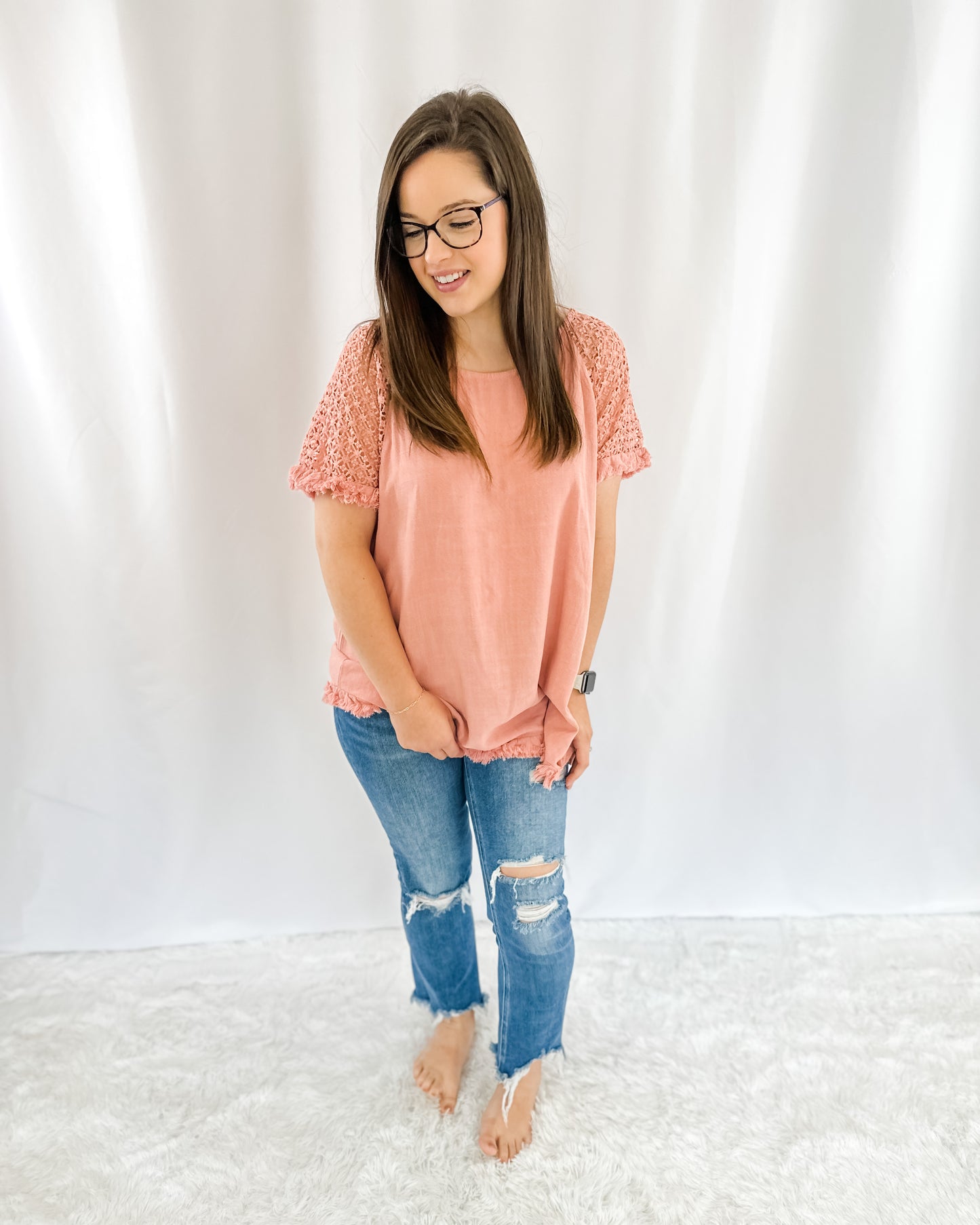 It's In The Details Short Sleeve Top