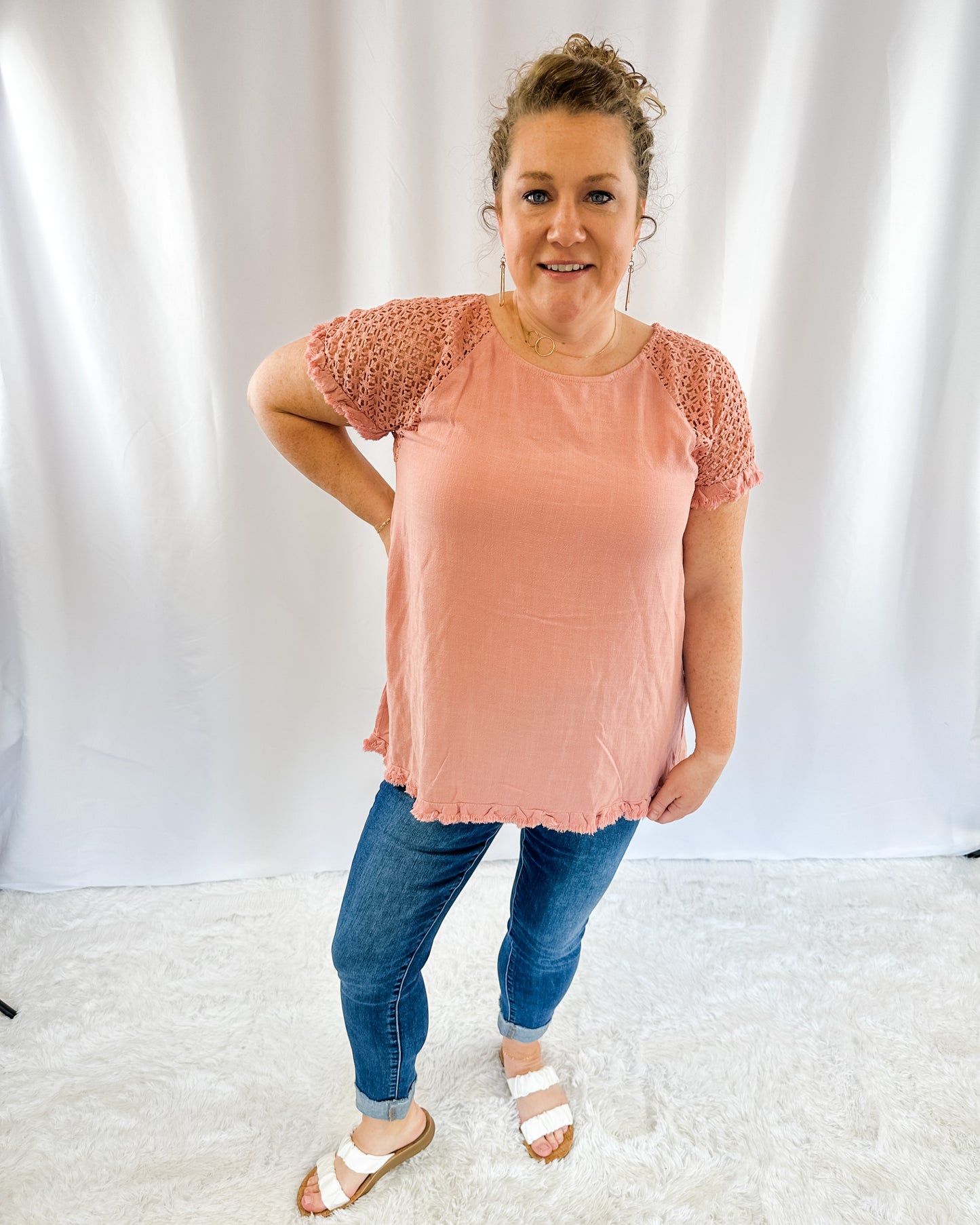It's In The Details Short Sleeve Top