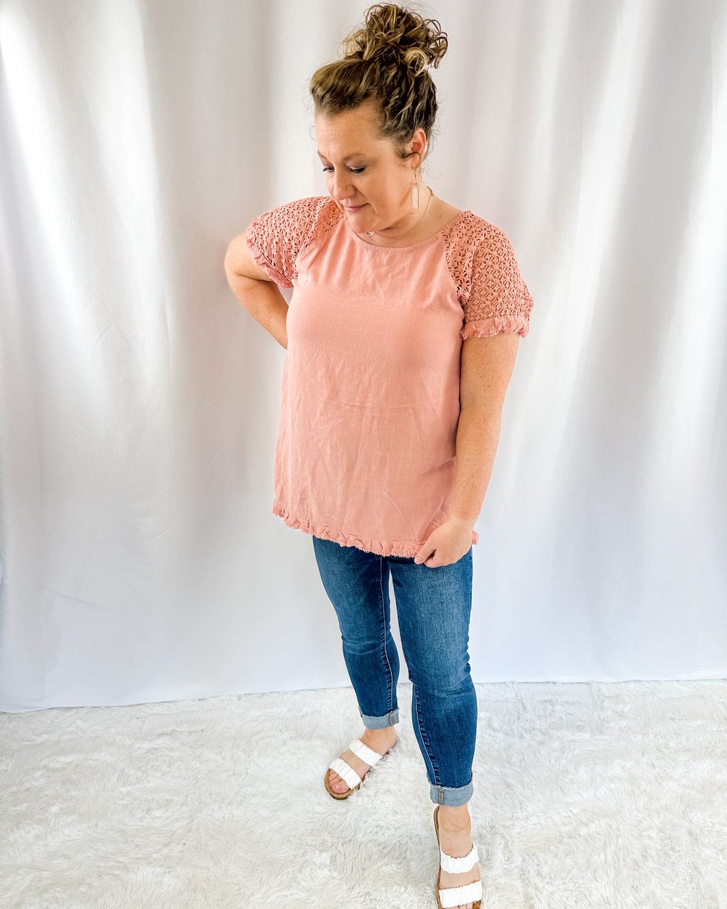 It's In The Details Short Sleeve Top