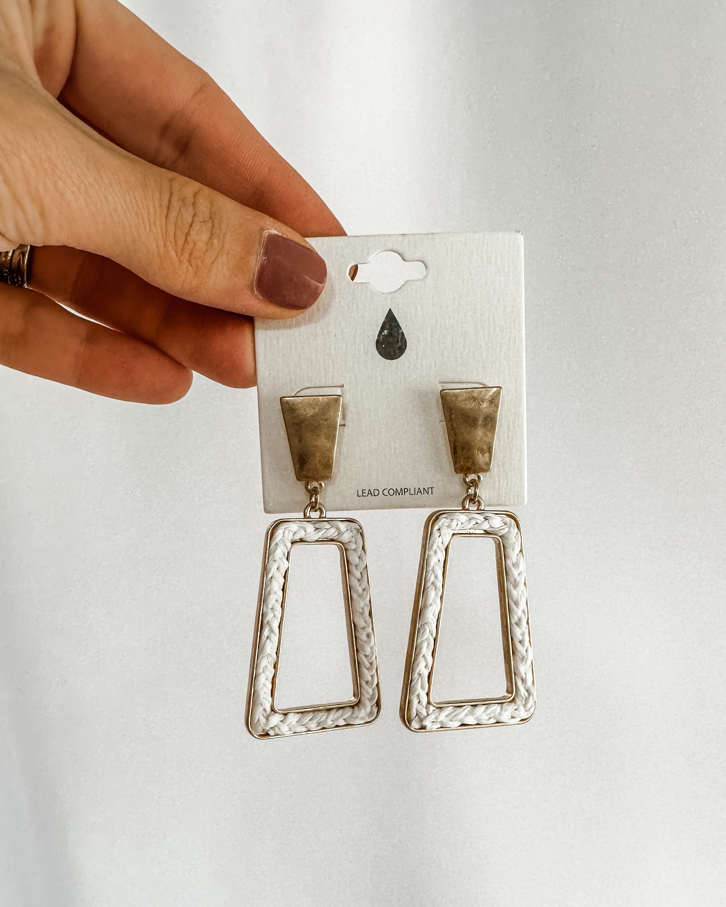 Good Times Rectangle Drop Earrings