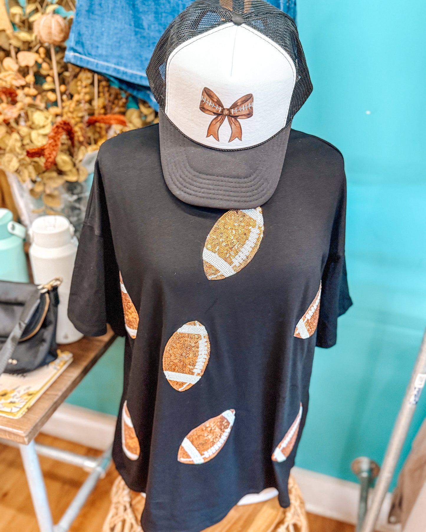 Game Day Dazzling Football Top