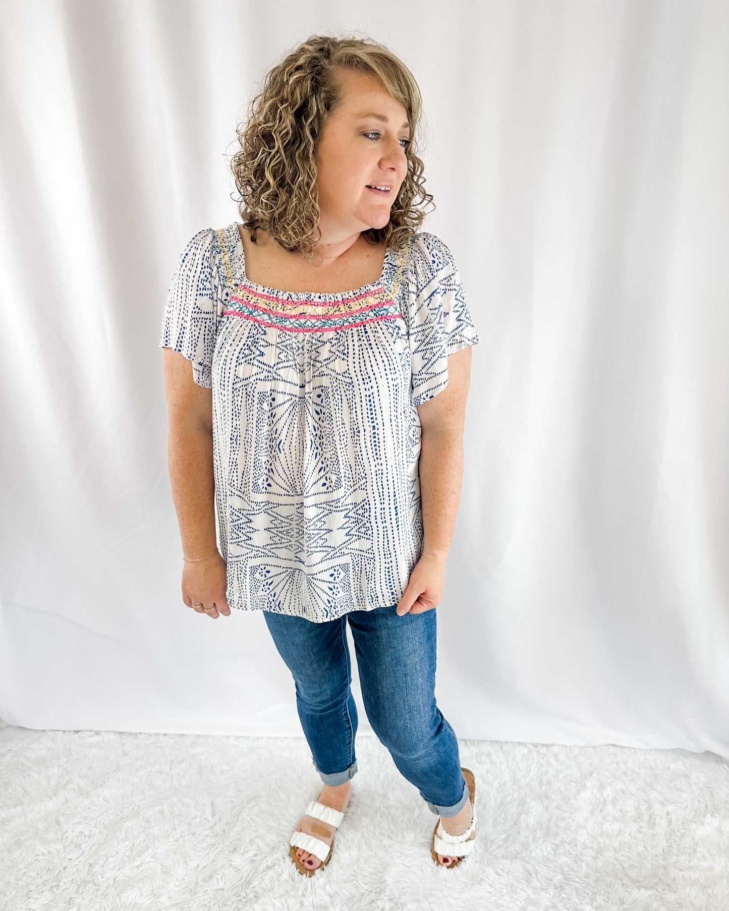 All Too Well Embroidered Top
