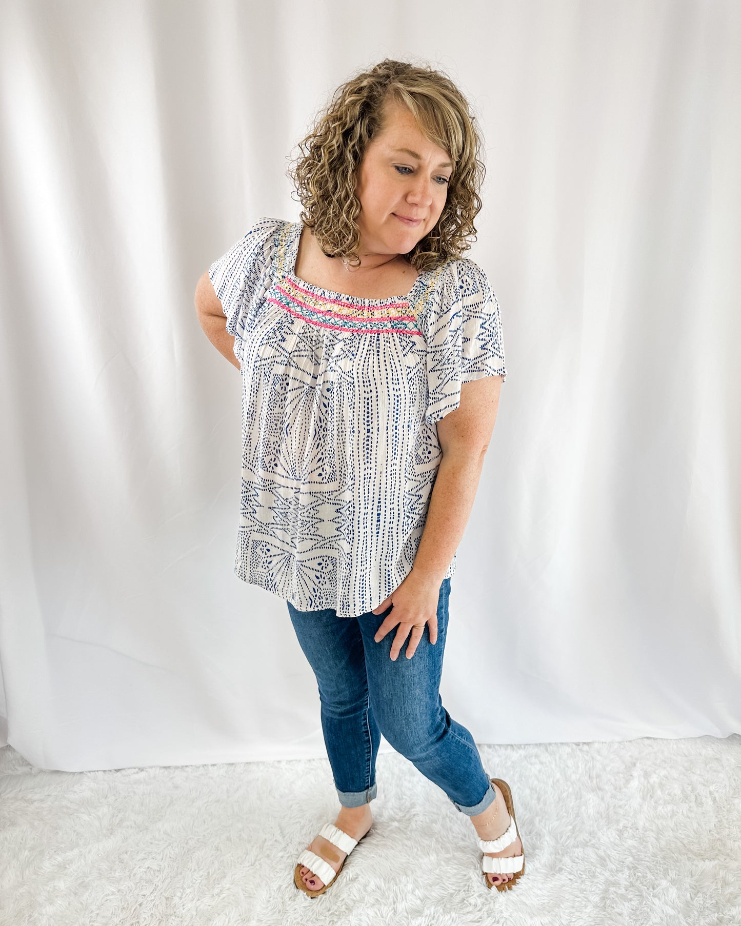 All Too Well Embroidered Top