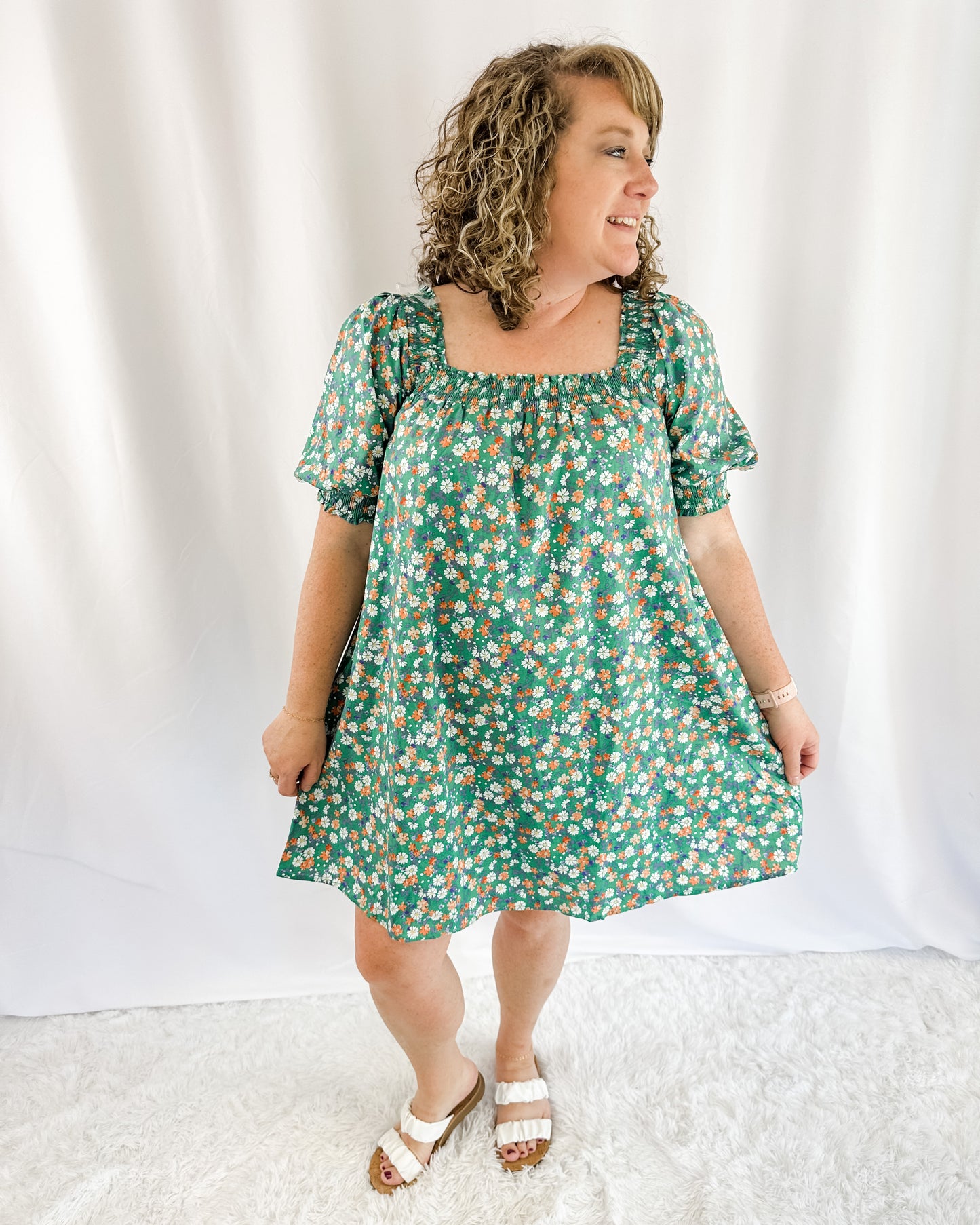 Sweet Meadow Puff Sleeve Dress