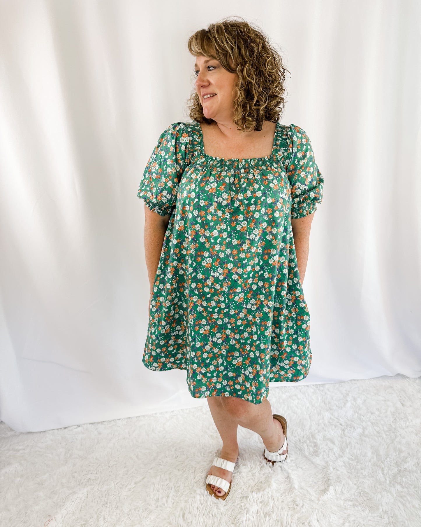 Sweet Meadow Puff Sleeve Dress
