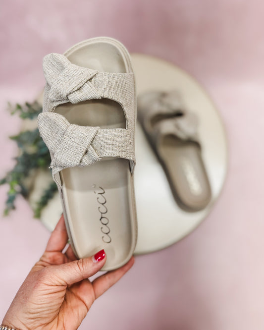 Billie Knotted Double Strap Sandal