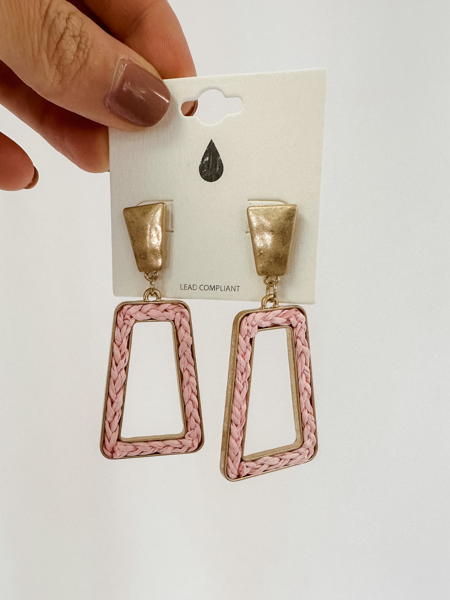 Good Times Rectangle Drop Earrings