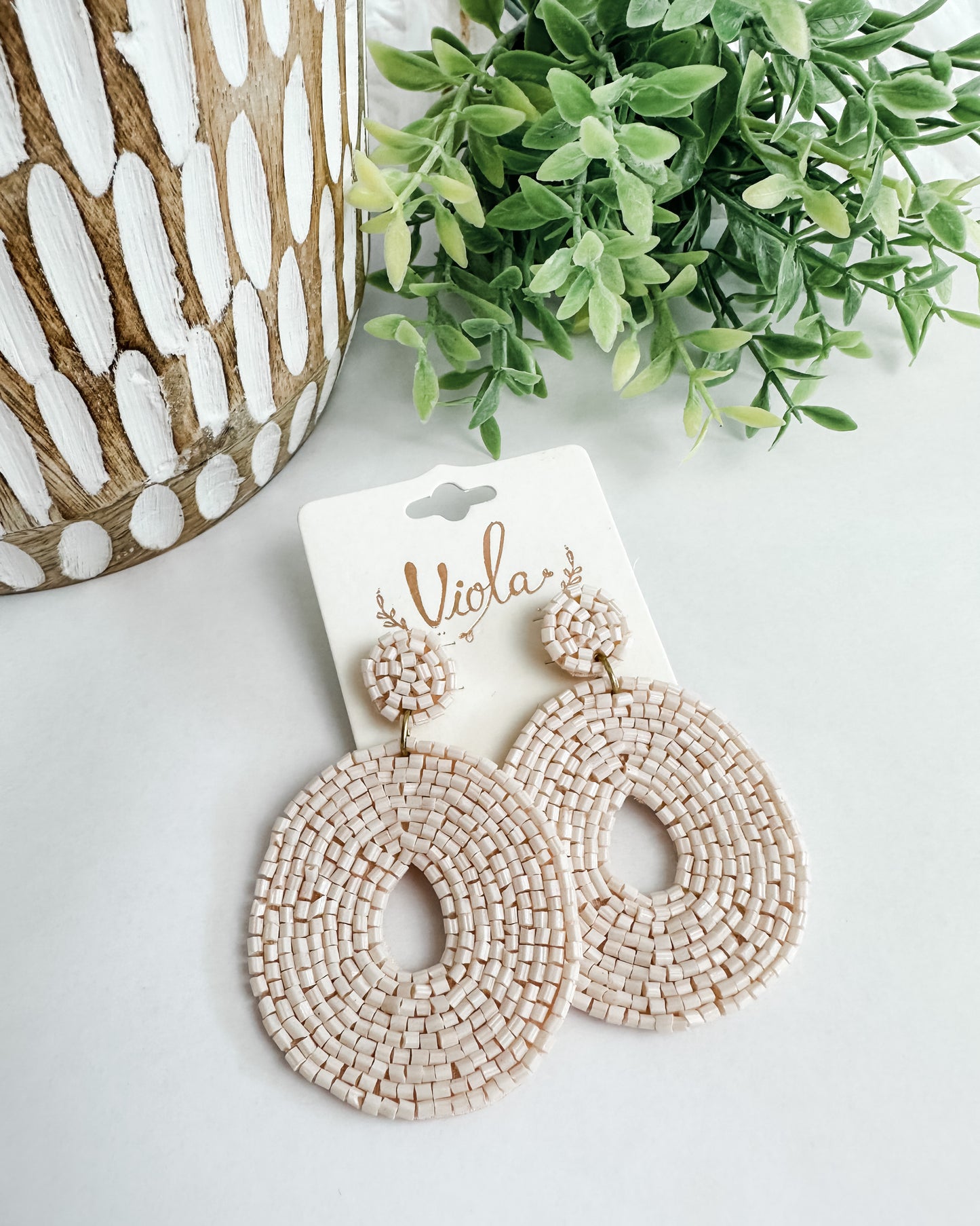 All About It Beaded Drop Earrings