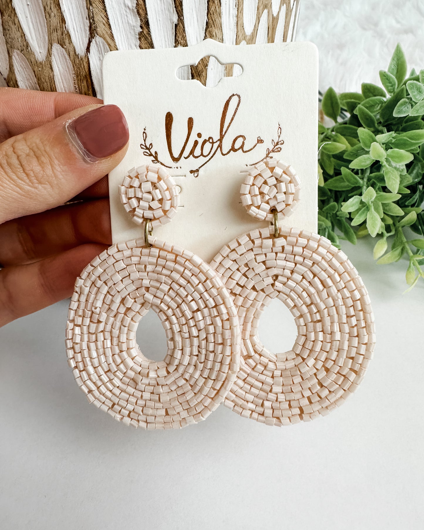 All About It Beaded Drop Earrings