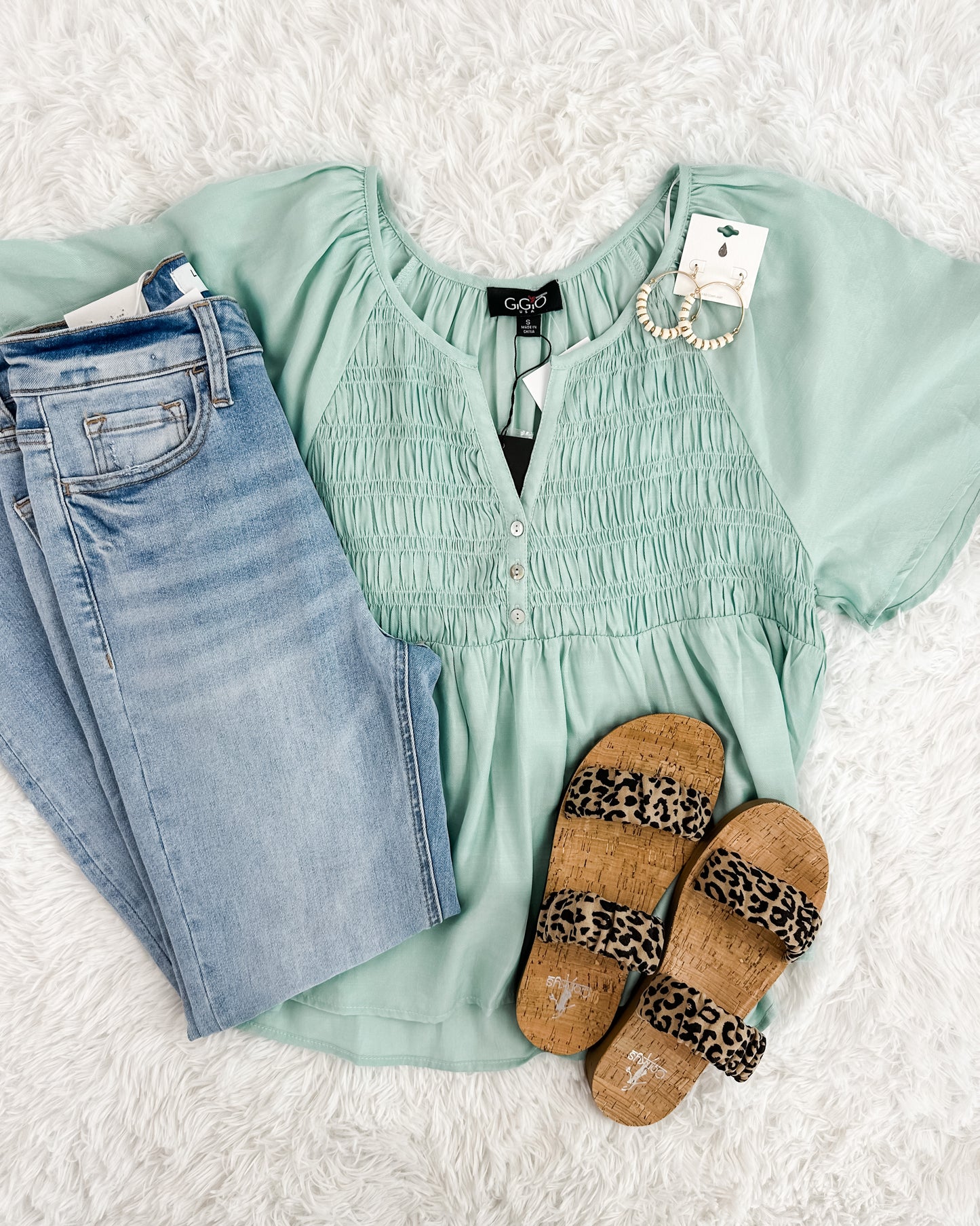 Don't Let Me Go Peplum Top