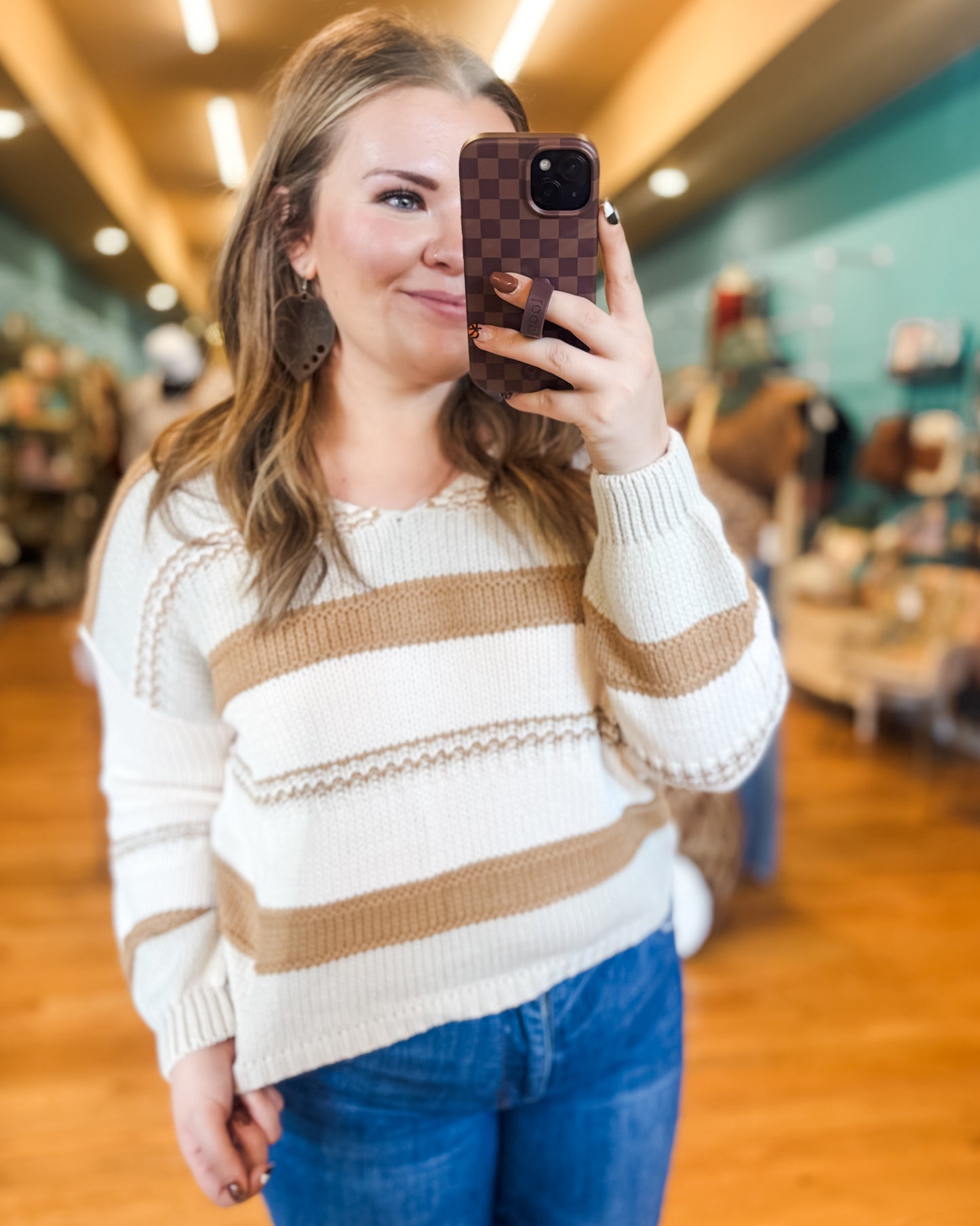 Feel the Sunshine Striped Sweater