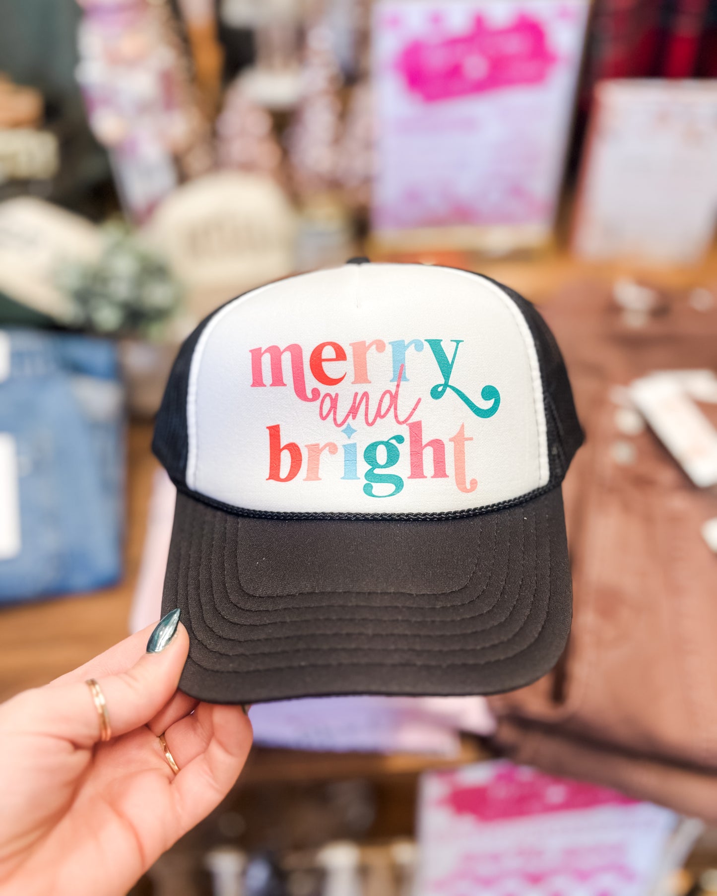 Merry & Bright Trucker Hat