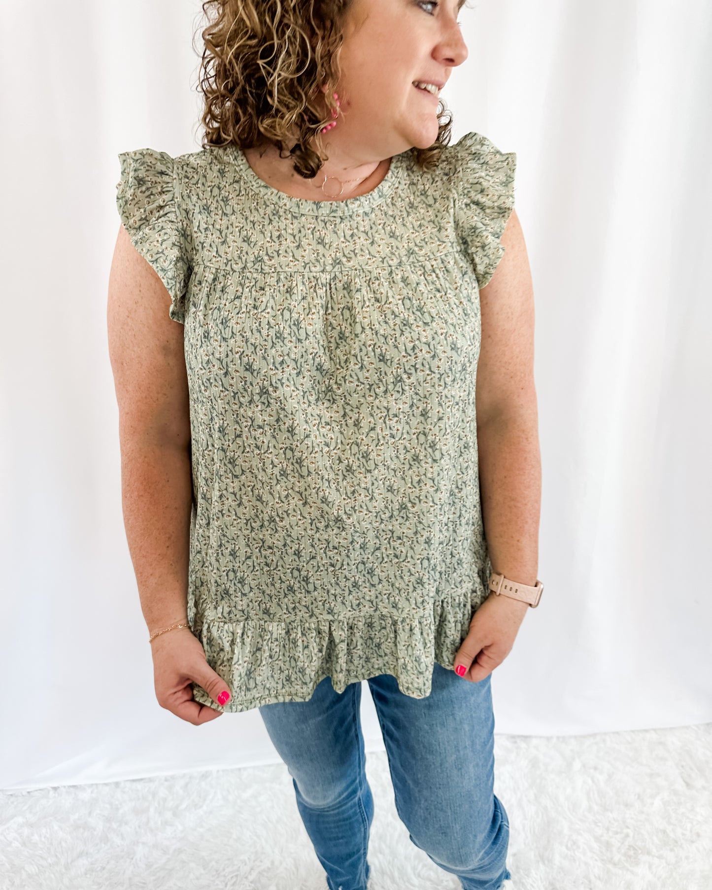 Easy Days Floral Knit Top