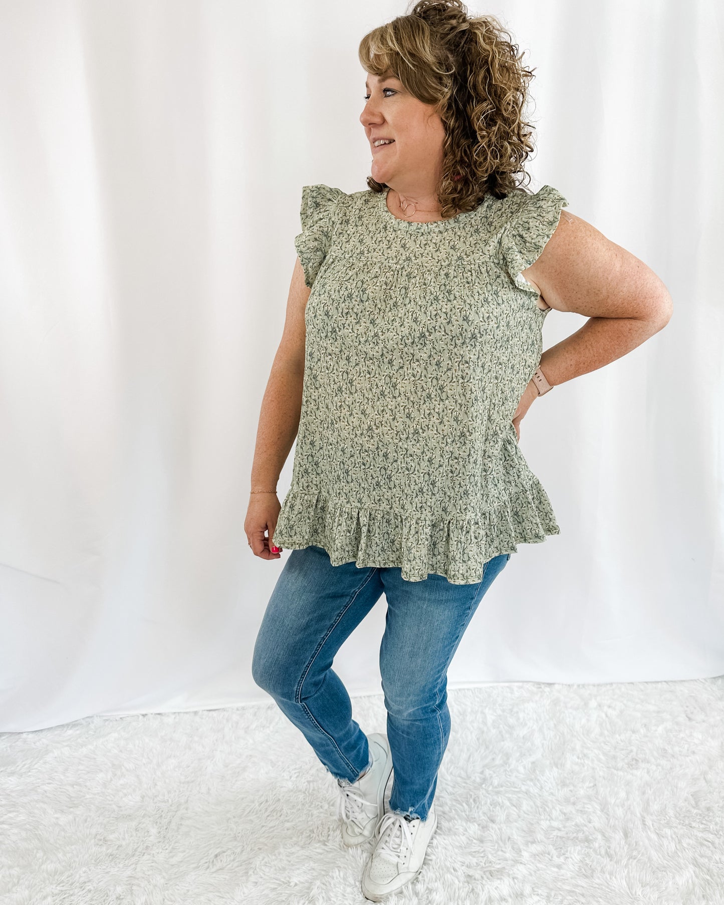 Easy Days Floral Knit Top