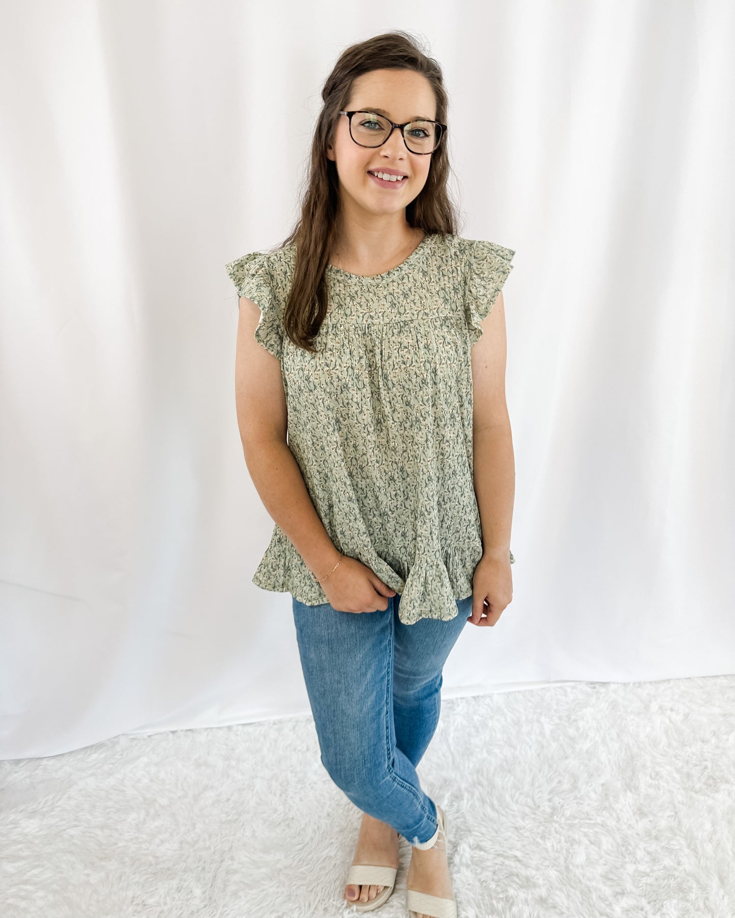 Easy Days Floral Knit Top