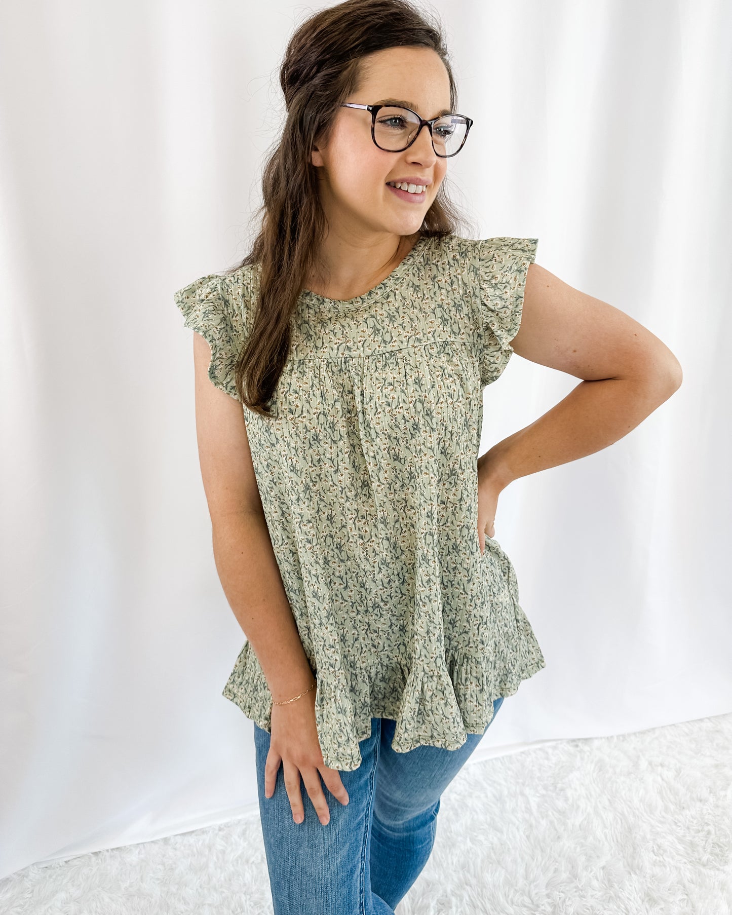Easy Days Floral Knit Top