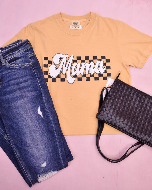 Puff Checkered Retro Mama Tee