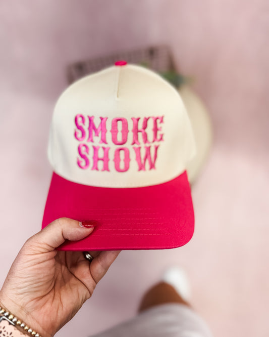 SMOKE SHOW Canvas Snapback Hat