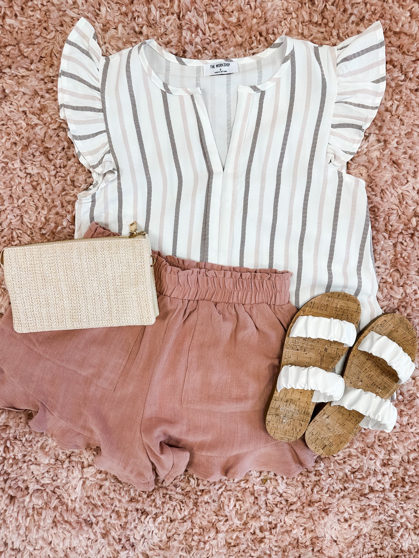 Second Chance Ruffle Sleeve Top