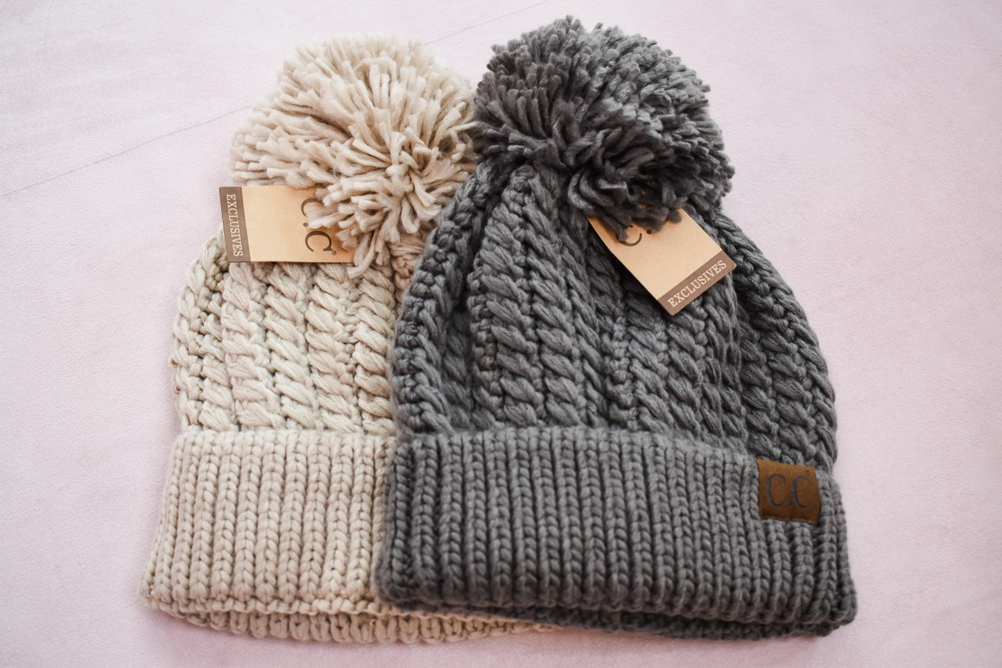 C.C Twisted Mock Cable Knit Beanie - The Southern Loft