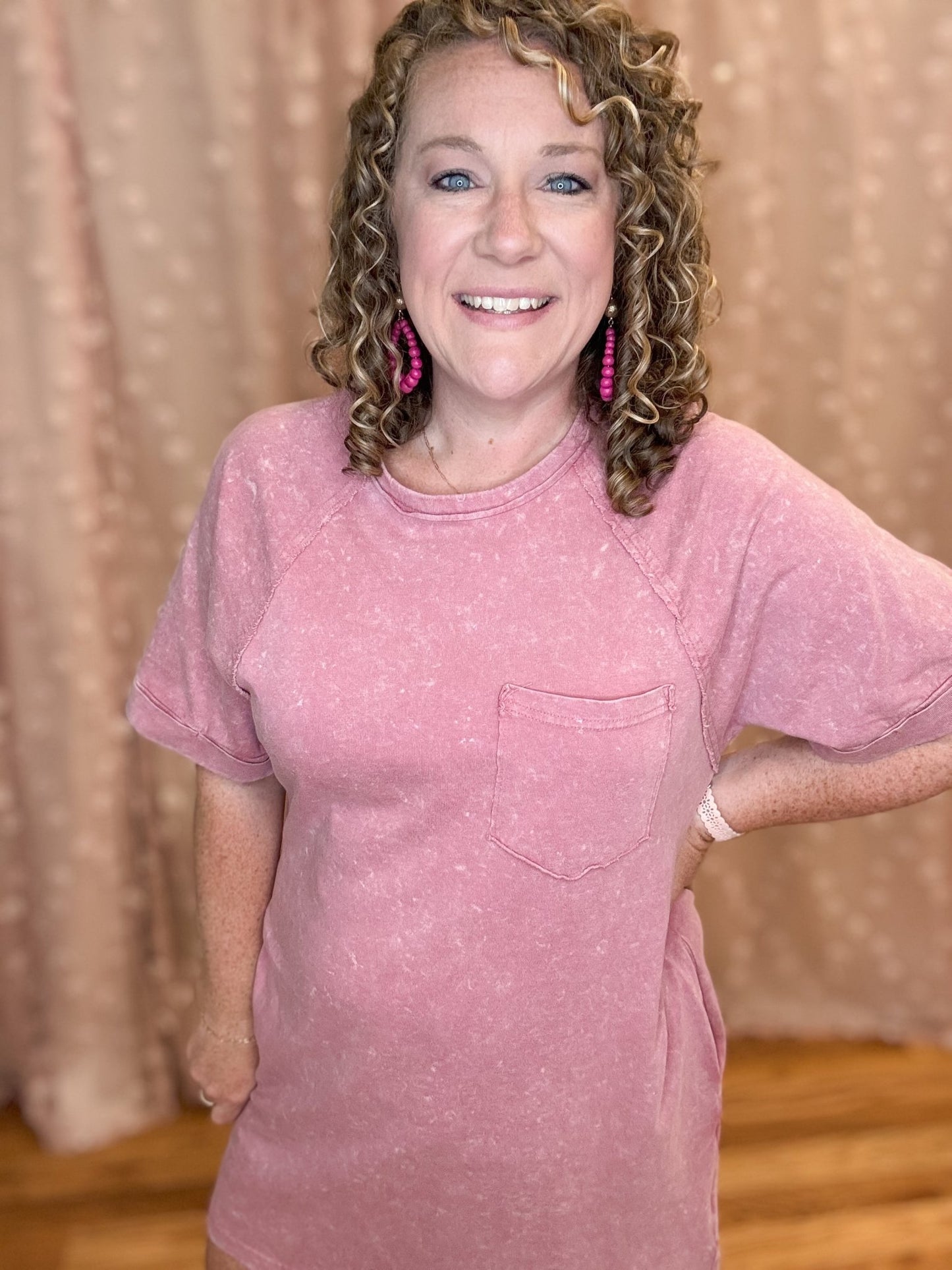 Something More Washed Mini Dress - The Southern Loft