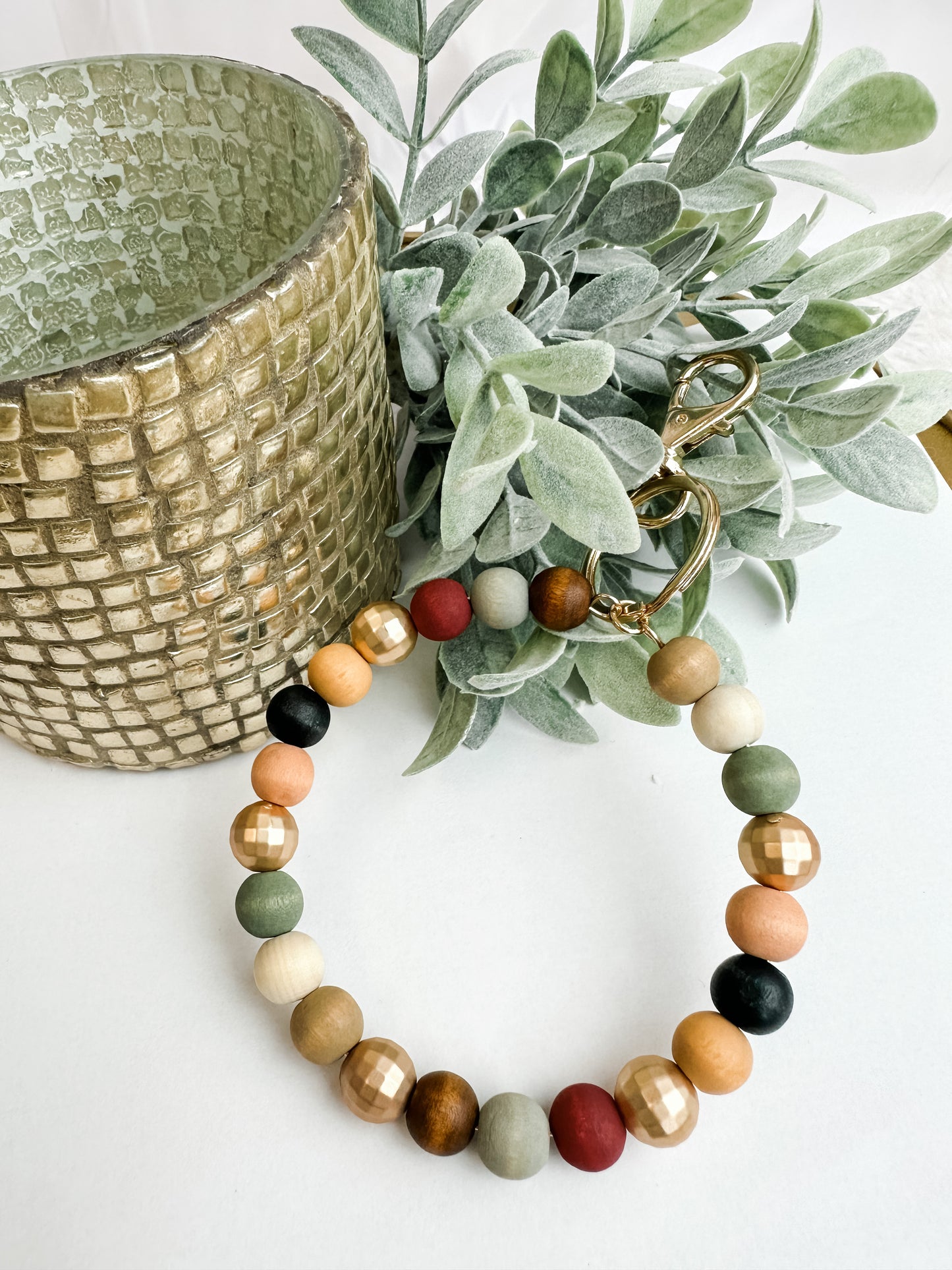 Beaded Bangle Keychain