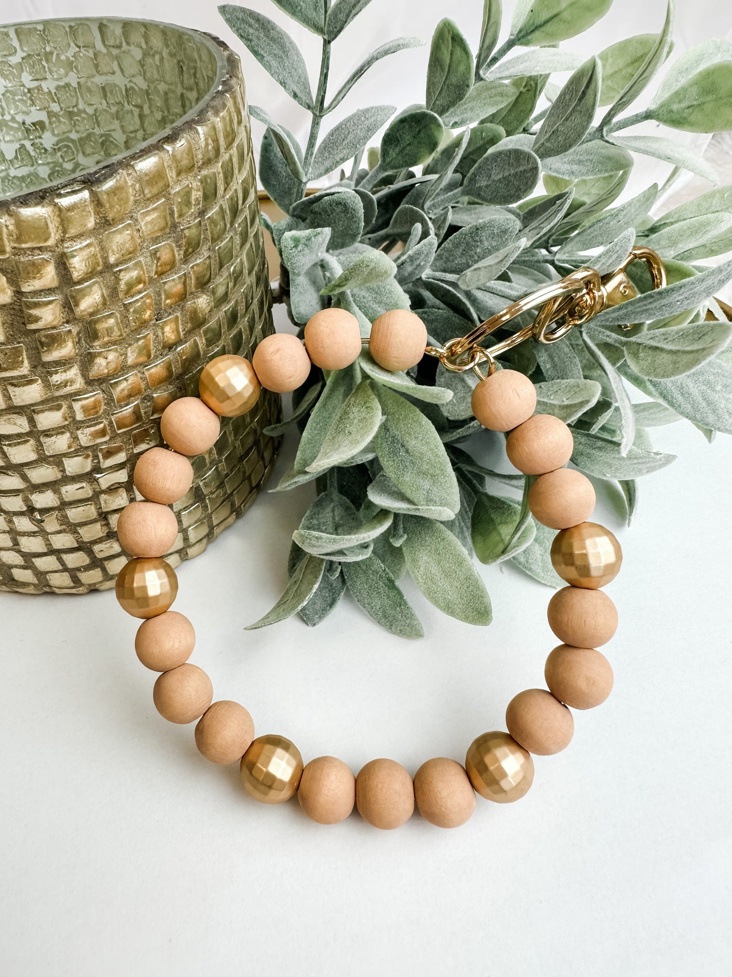 Beaded Bangle Keychain