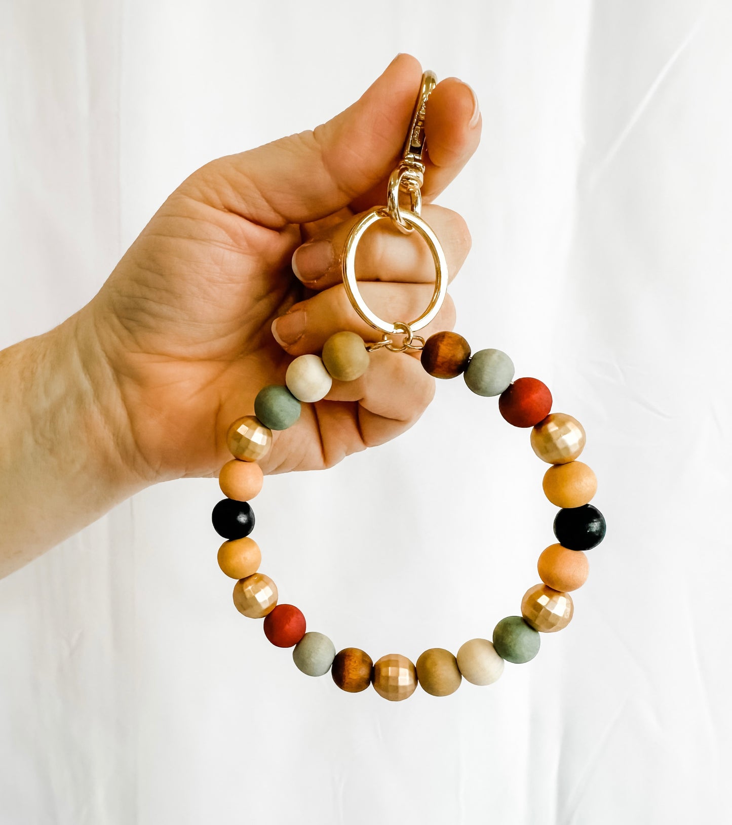 Beaded Bangle Keychain