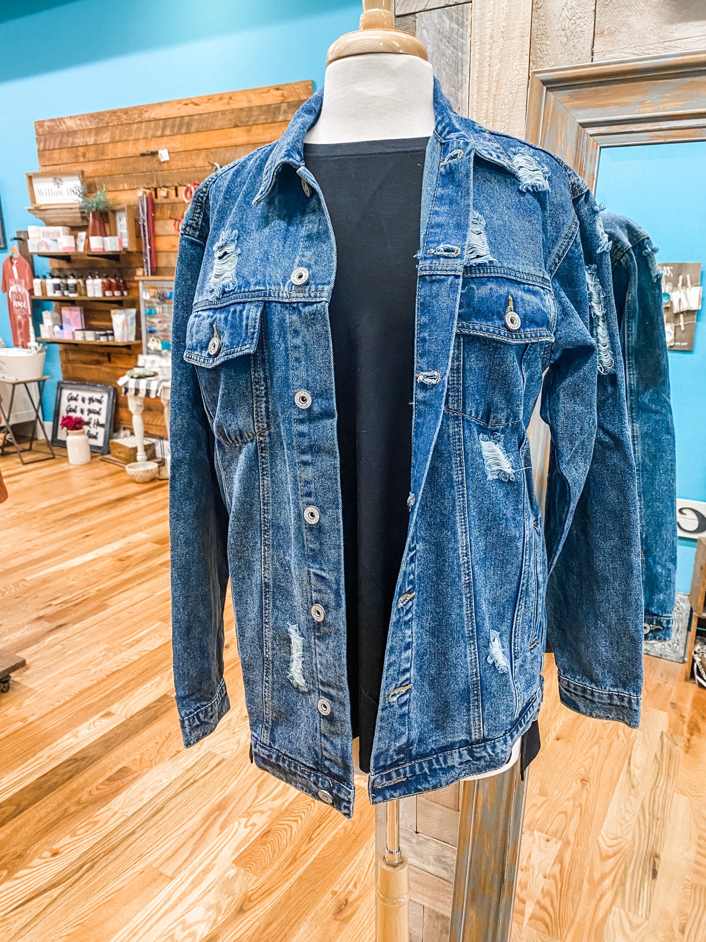 Acid Wash Denim Jacket