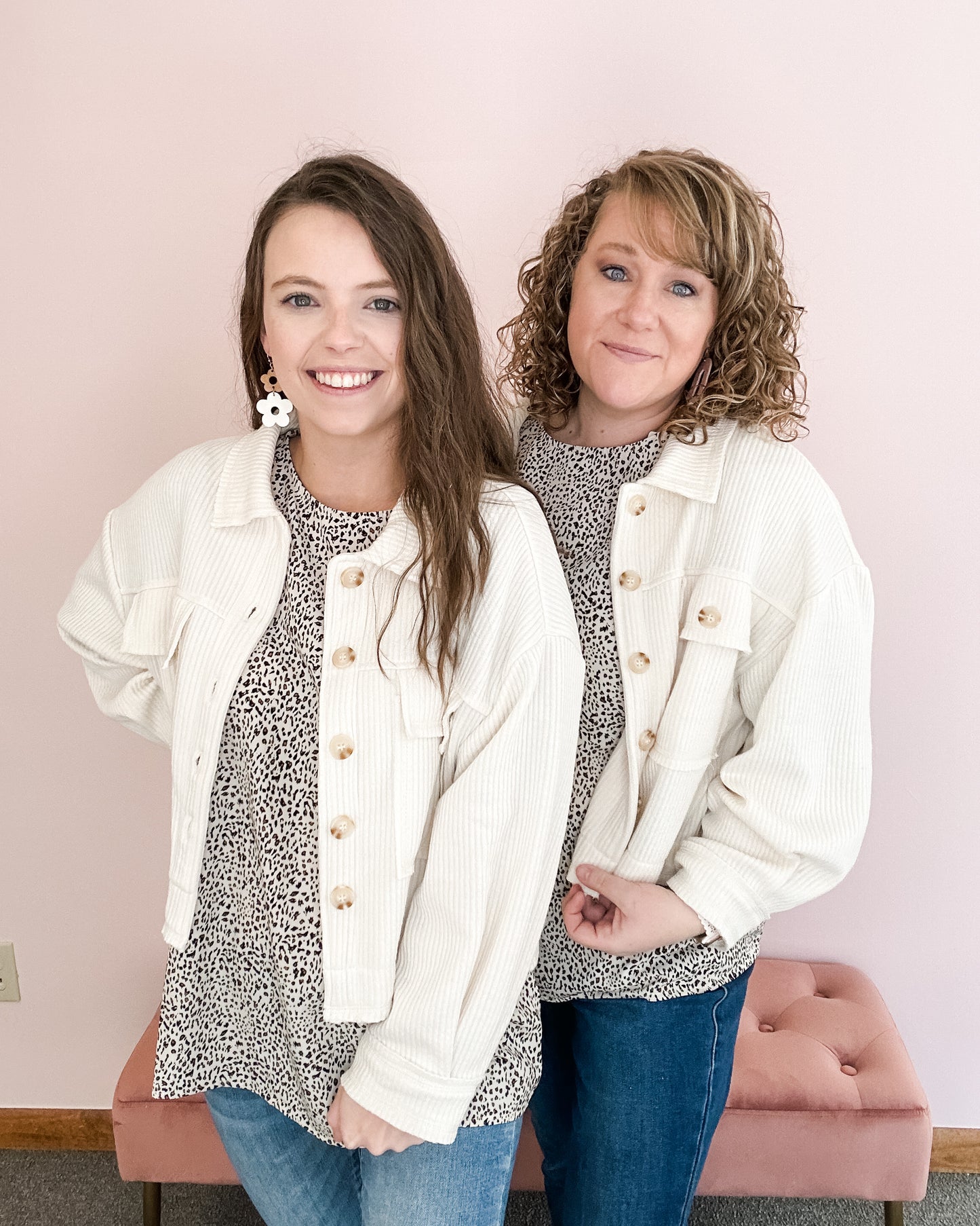Simple Trends Crop Shacket