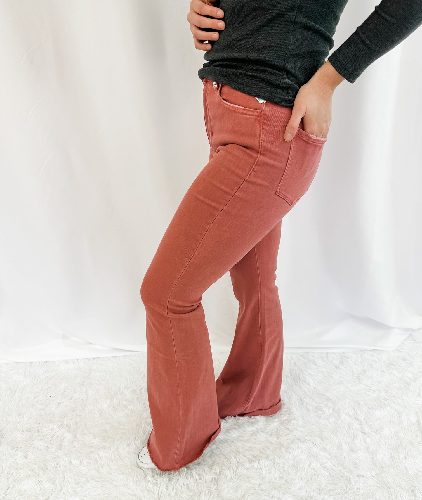 Vervet High Rise Bella Flare Jeans
