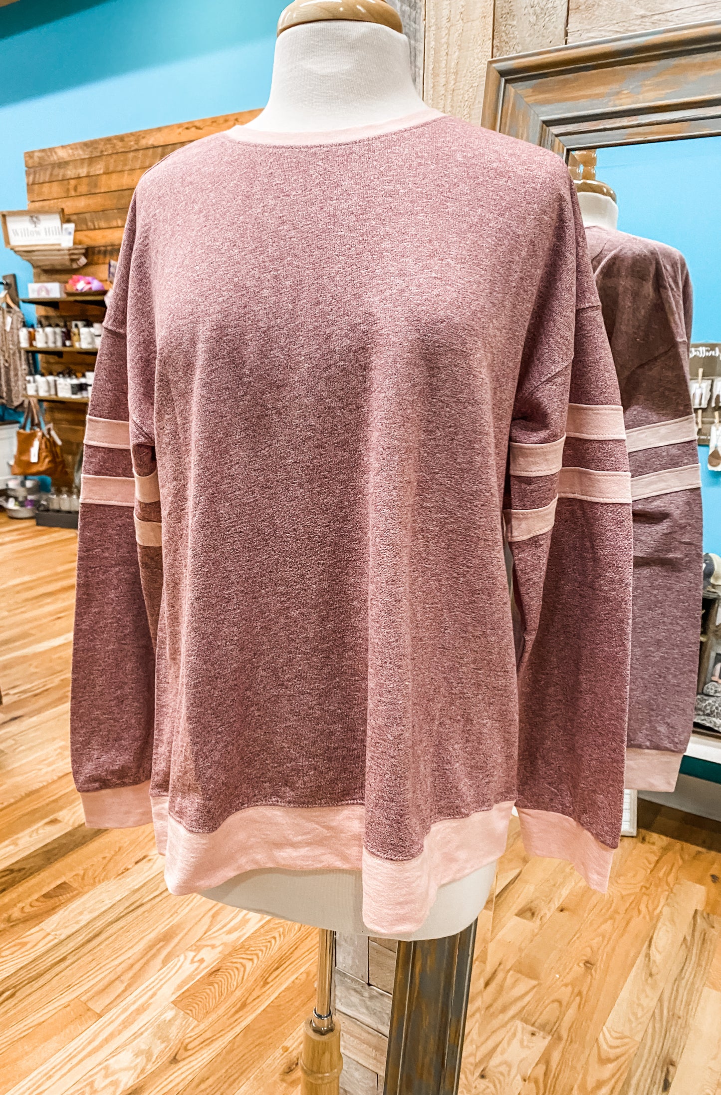 Casual Varsity Top