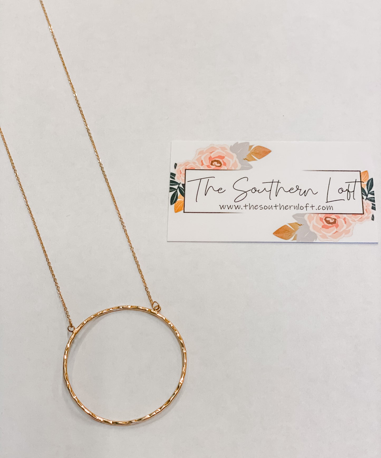 Circle of Life Open Pendant Necklace