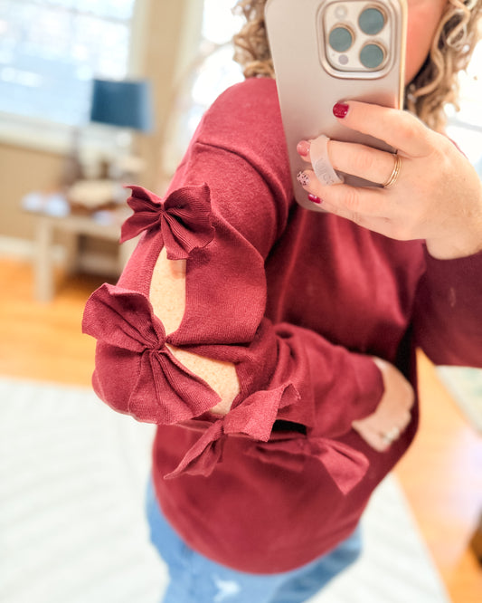 Bows & Kisses Knit Sweater
