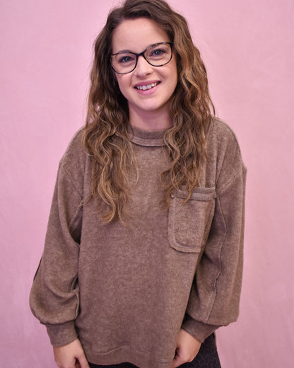 Brown sweater 