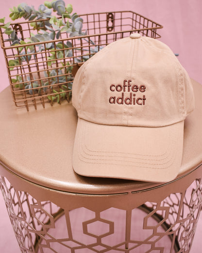 Coffee Addict Canvas Snapback Hat