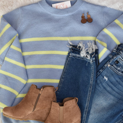 One Thing At A Time Stripe Sweater