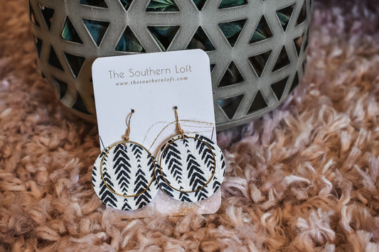 Boho Tribe Circle Earrings