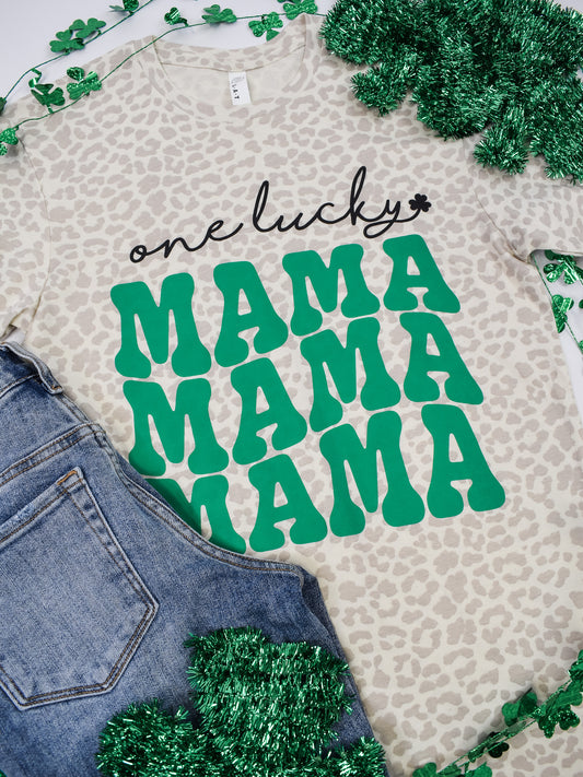 One Lucky Mama Graphic Tee