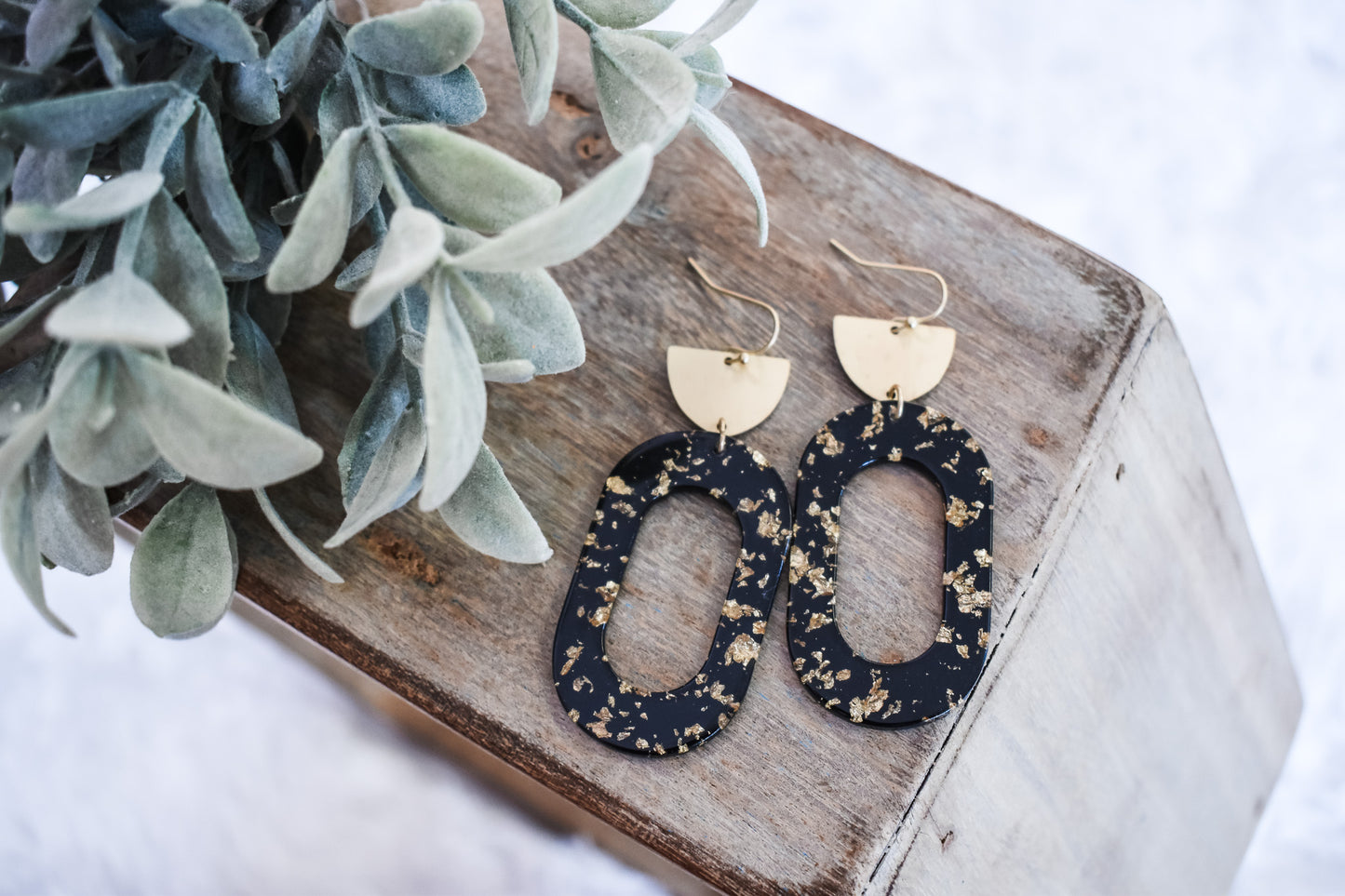 Time And Place Oval Drop Earrings