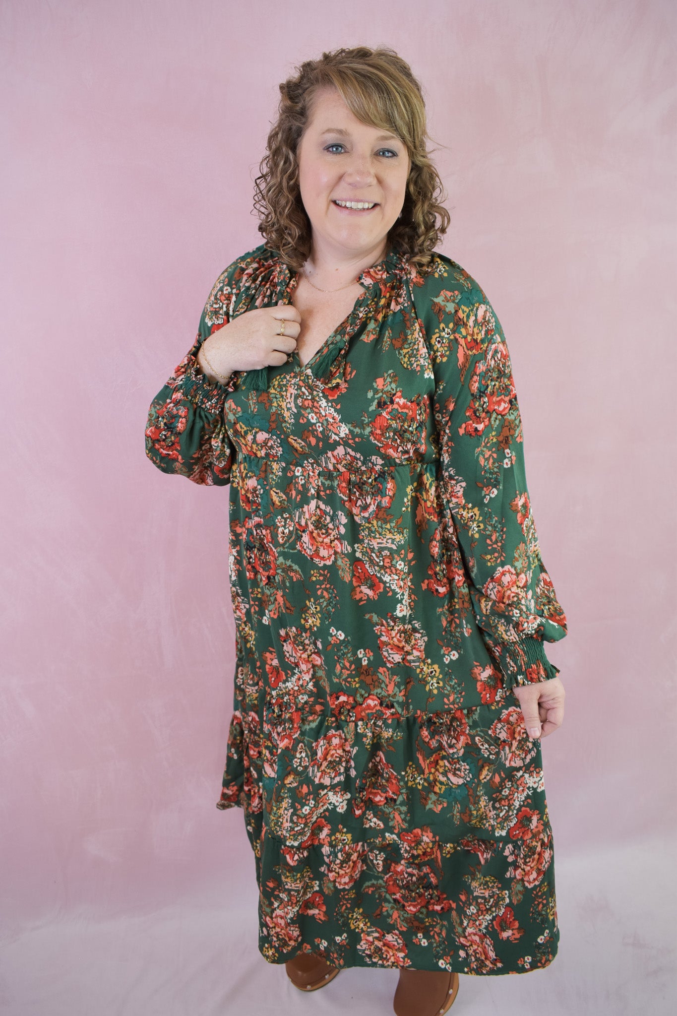 World Of Possibilities Floral Maxi Dress