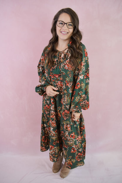 World Of Possibilities Floral Maxi Dress