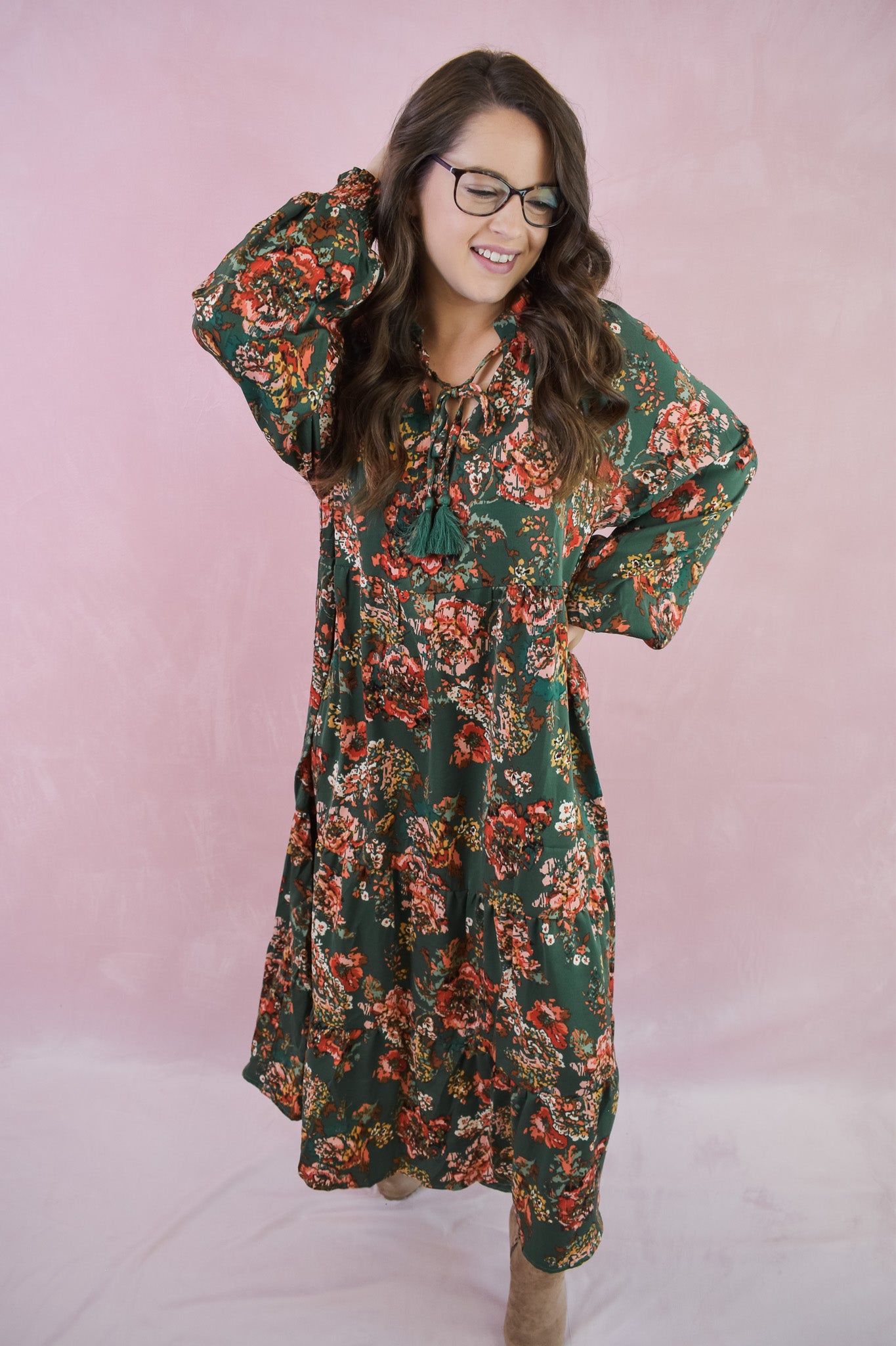 World Of Possibilities Floral Maxi Dress