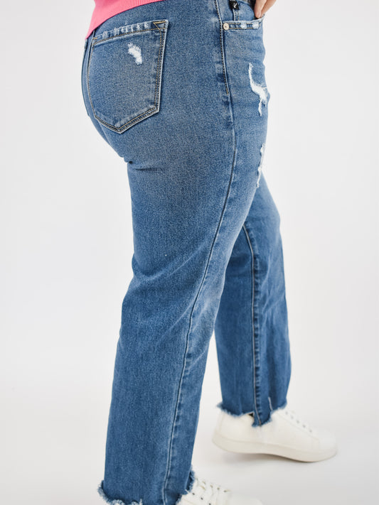 KanCan Slim Wide Leg Jeans