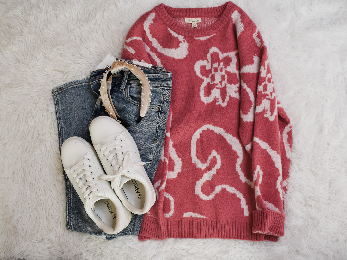 Back For You Floral Sweater