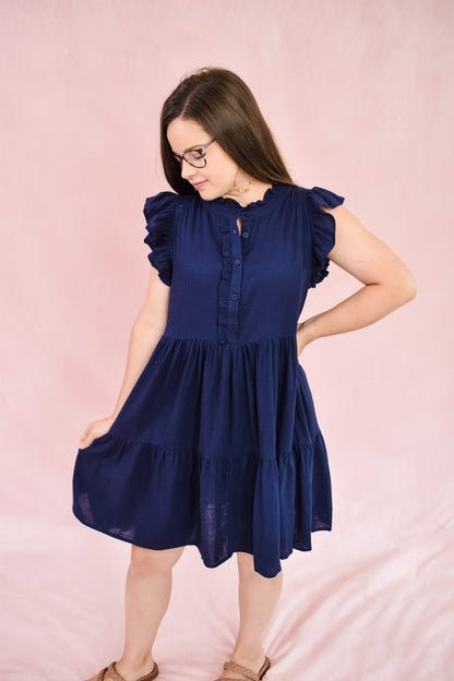 Simple Solution Linen Dress