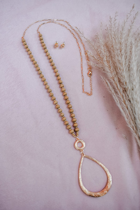 The Greatest Wish Necklace And Earring Set