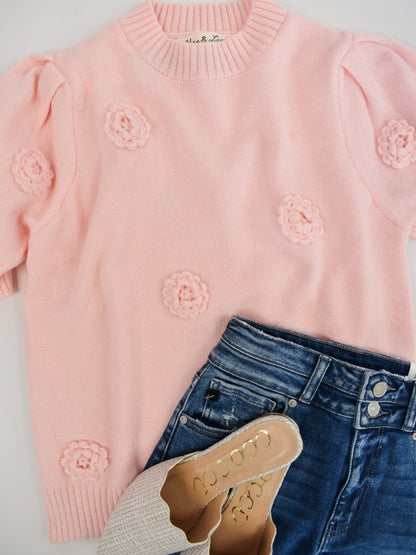 Pulling Heartstrings Sweater Top