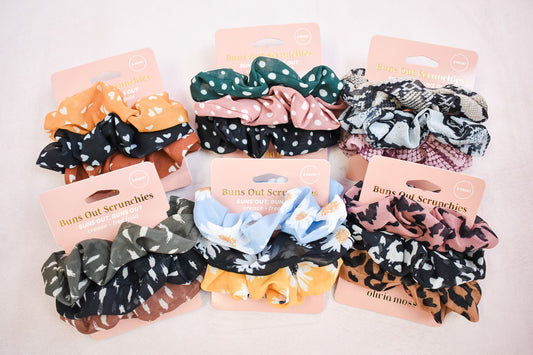 Buns Out Scrunchies Set