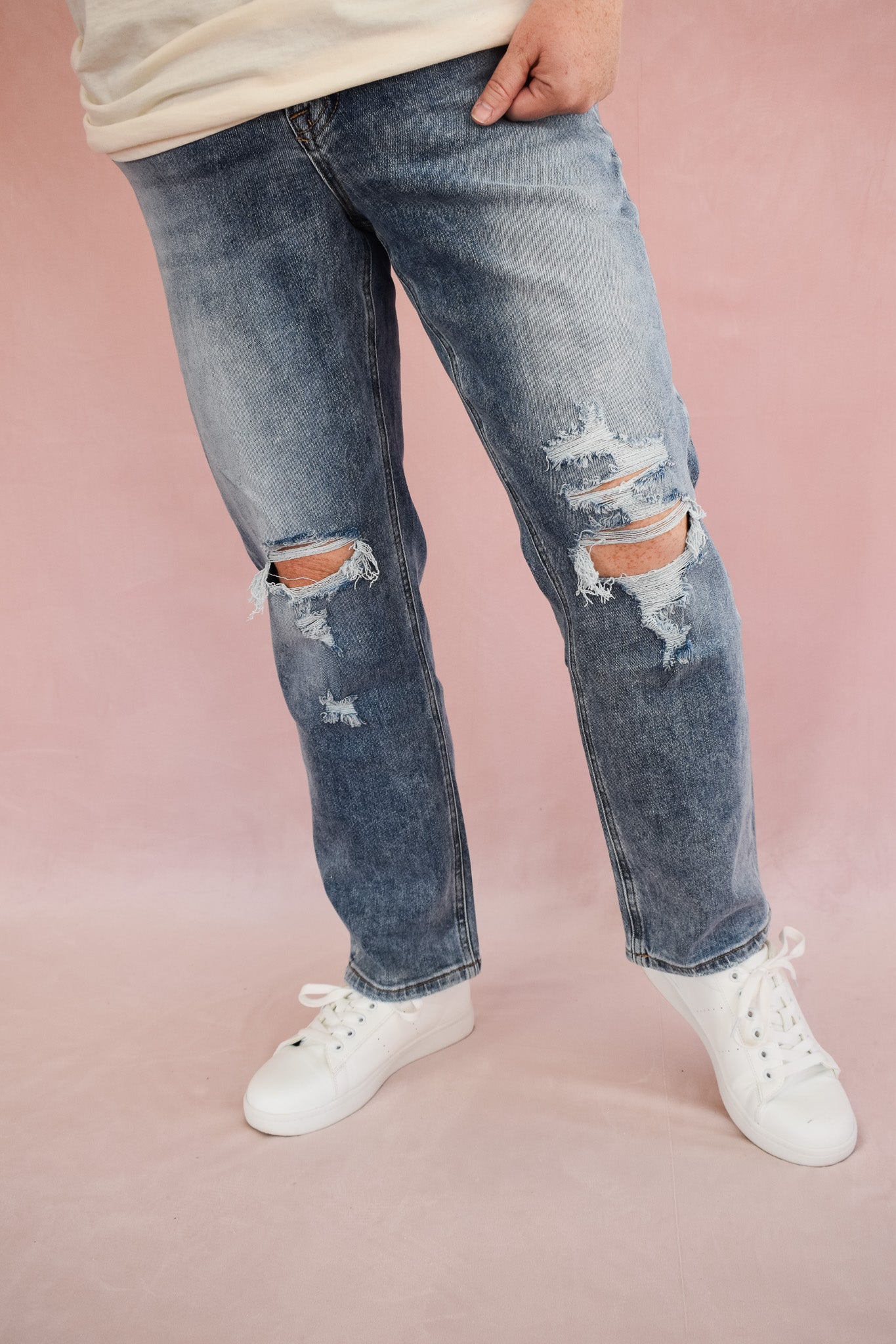 Vervet Vintage Crop Straight Jeans